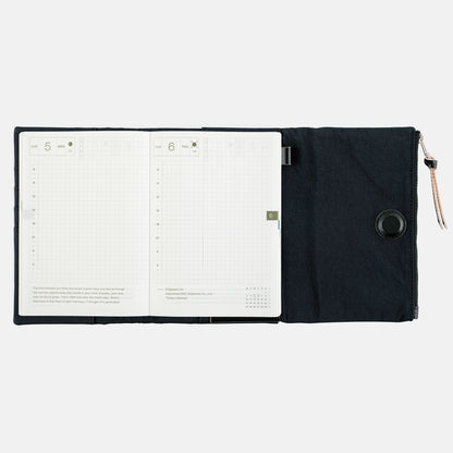 Hobonichi Planner Cover Tragen Black