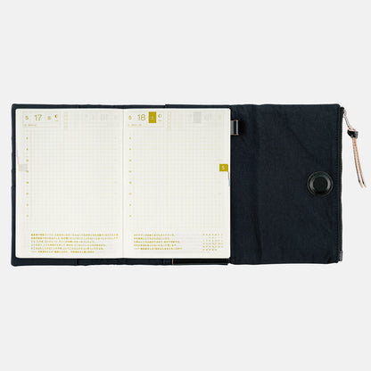 Hobonichi Planner Cover Tragen Black