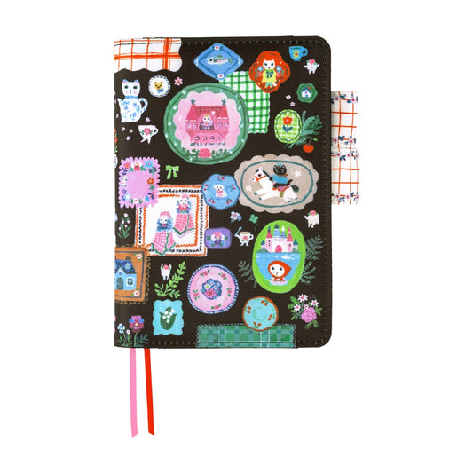 Hobonichi Cover A6 Yumi Kitagishi: White Cat's Table Decorations