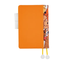 Load image into Gallery viewer, Hobonichi Cover A6 100% ORANGE: Squirrel Squadron
