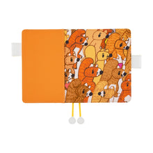 Load image into Gallery viewer, Hobonichi Cover A6 100% ORANGE: Squirrel Squadron
