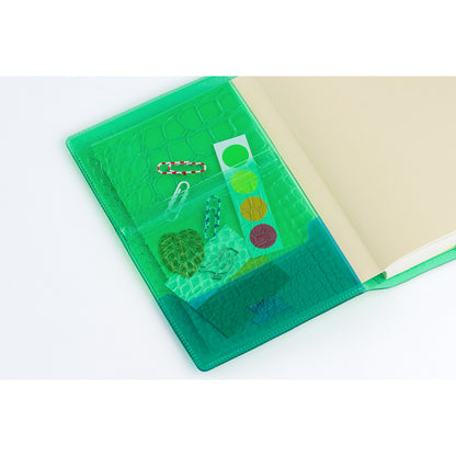 Hobonichi Cover A6 beautiful people: Nothing to Hide (Green)