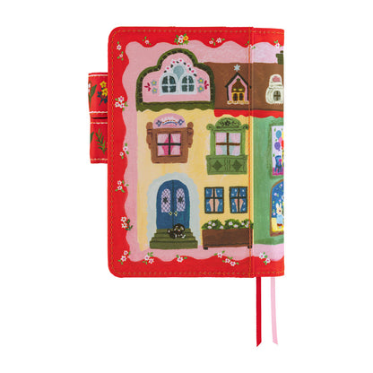 Hobonichi Cover A6 Yumi Kitagishi: White Cat House