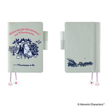 Hobonichi Cover A6 Moomin: My Yard (Pale Mint)