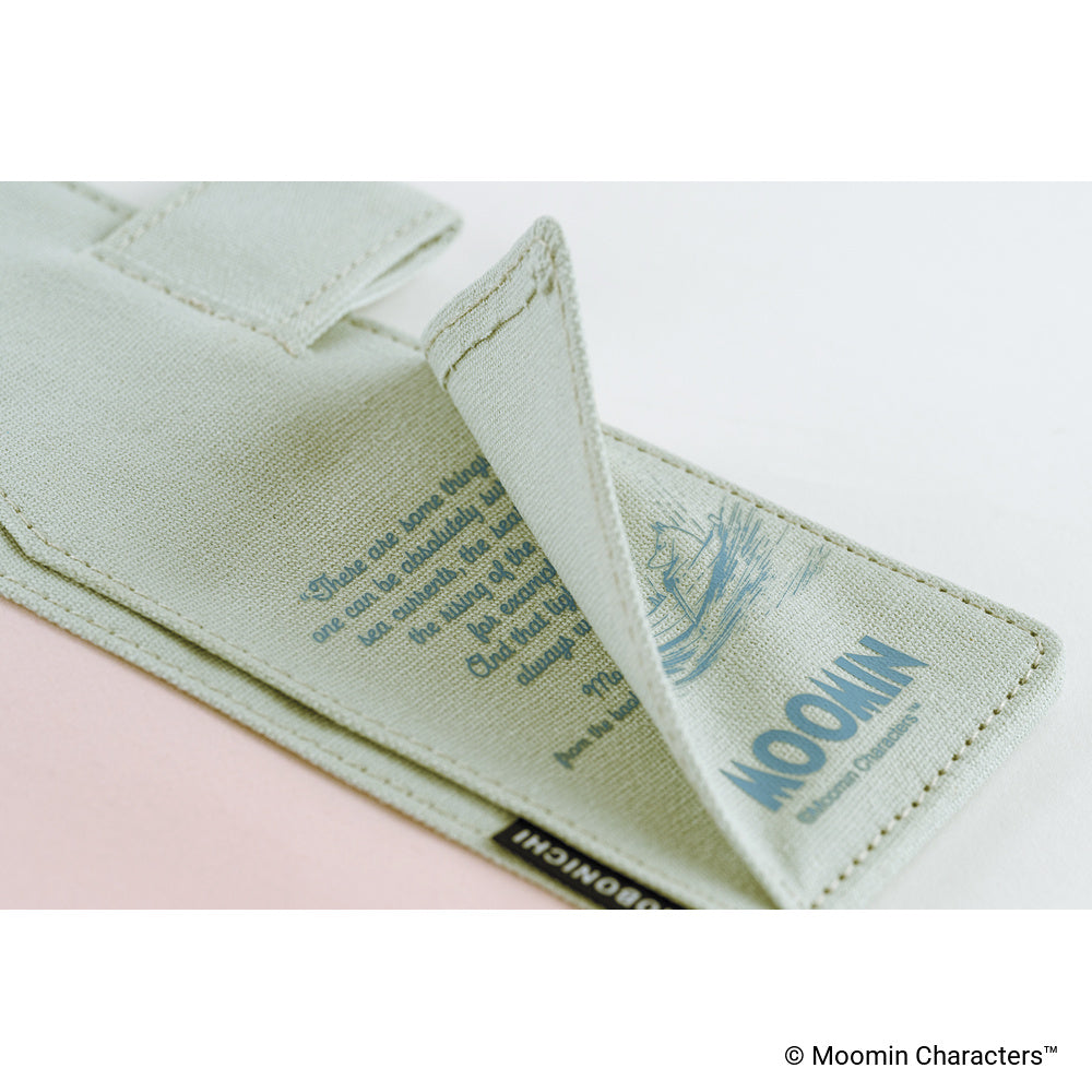 Hobonichi Cover A6 Moomin: My Yard (Pale Mint)