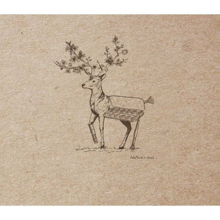 Clairefontaine Flying Spirit Sketchbook 15.5x15.5 Kraft, assorted