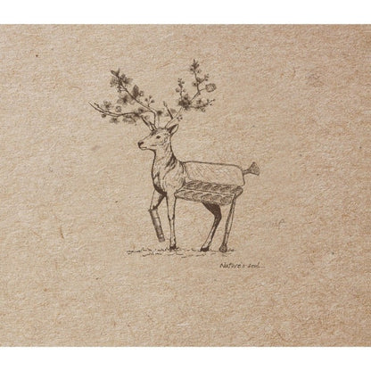 Clairefontaine Flying Spirit Sketchbook 15.5x15.5 Kraft, assorted