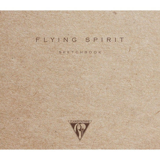 Clairefontaine Flying Spirit Sketchbook 15.5x15.5 Kraft, assorted