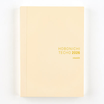 Hobonichi Techo 2026 English Cousin Book [A5 size/Daily/Jan start/Mon start]