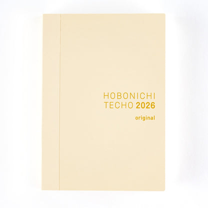 Hobonichi Techo 2026 English A6 Original Book [Jan start/Mon start]