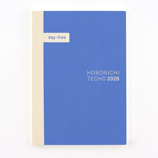 Hobonichi Techo 2026 Japanese Day-Free Book [A5 size/Monthly/Jan start/Mon start]