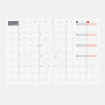 Hobonichi Techo 2026 English Cousin Book [A5 size/Daily/Jan start/Mon start]