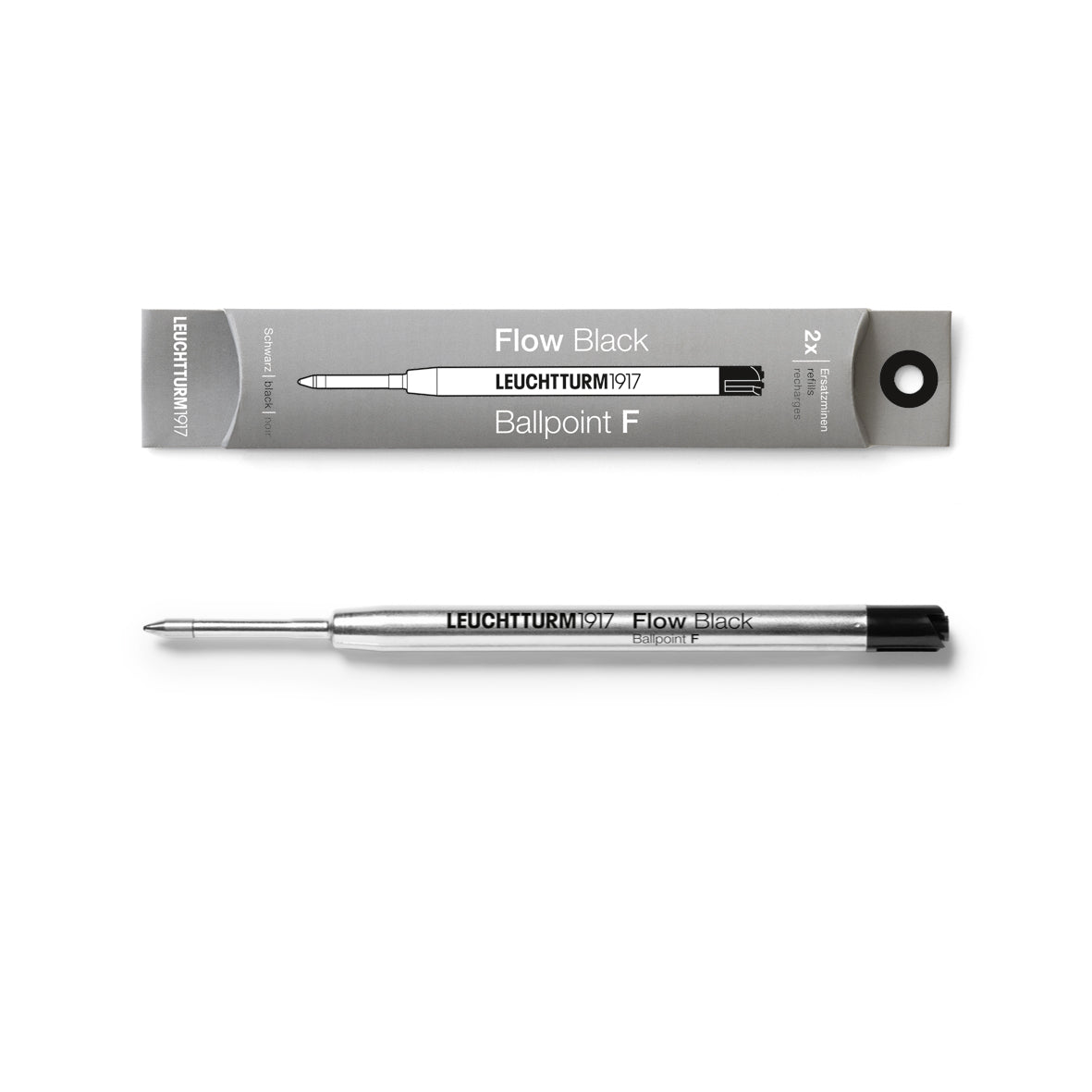 Leuchtturm Refill Ballpoint Black F (2)