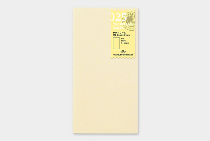 TRC Traveler’s Notebook Refill 025 MD Paper Cream
