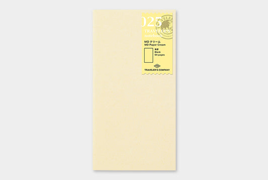 TRC Traveler’s Notebook Refill 025 MD Paper Cream