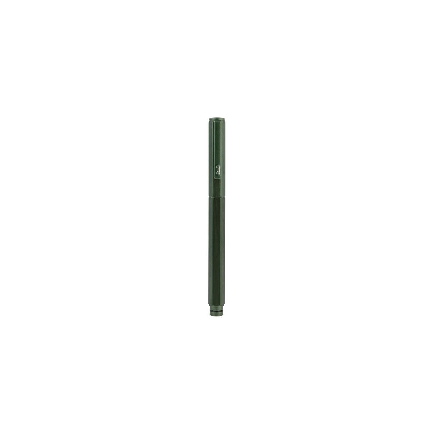 Rhodia Script Fountain Pen M Brushed Aluminium Sage
