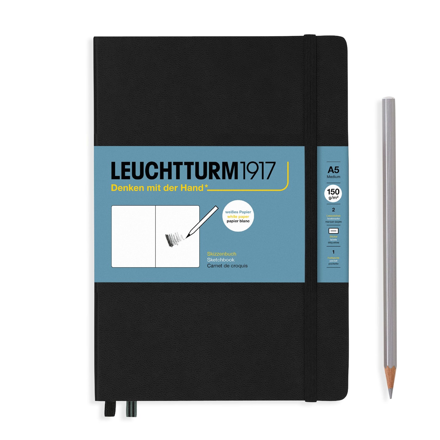 Leuchtturm Medium A5 Hardcover Sketchbook