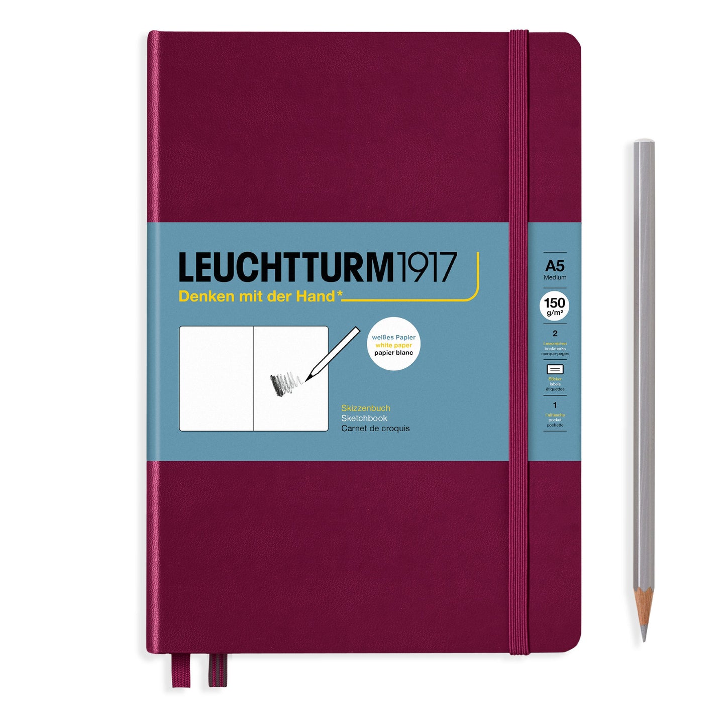 Leuchtturm Medium A5 Hardcover Sketchbook