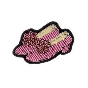 Macon&Lesquoy Hand-Embroidered Brooch