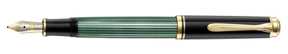 Pelikan Souveran Fountain Pen M400 Black/Green 14 KT  EF
