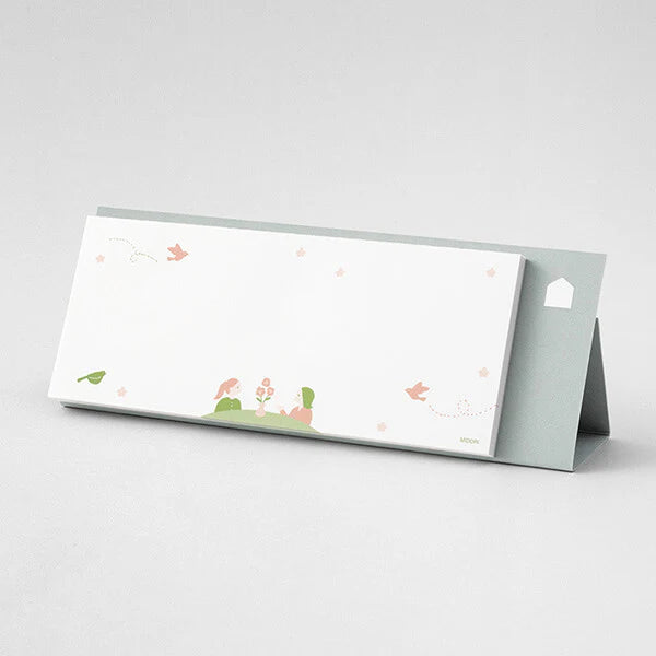 Midori MD Stand Memo Horizontal Type Message Pink