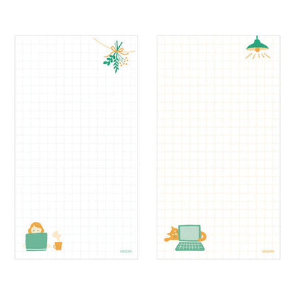 Midori MD Stand Memo Vertical Free Green