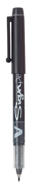 Pilot V Sign Marker Black