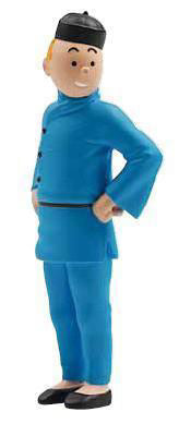 Tintin Keychain Blue Lotus