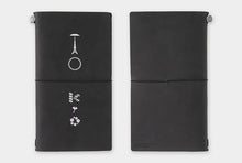 Load image into Gallery viewer, TRC Traveler’s Leather Notebook Tokyo Edition Regular Size Black
