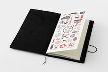 Load image into Gallery viewer, TRC Traveler’s Leather Notebook Tokyo Edition Regular Size Black
