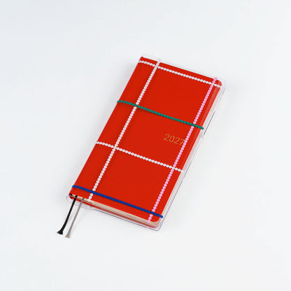 Hobonichi Yoshie Watanabe: Cover on Cover A5 Size (Dotted Plaid)
