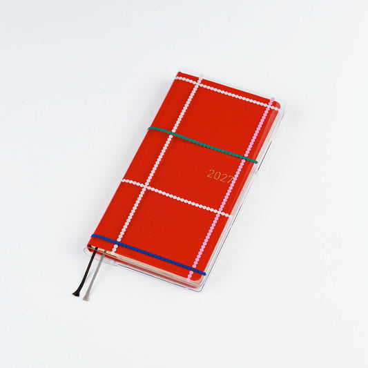 Hobonichi Yoshie Watanabe: Clear Cover Weeks (Dotted Plaid)