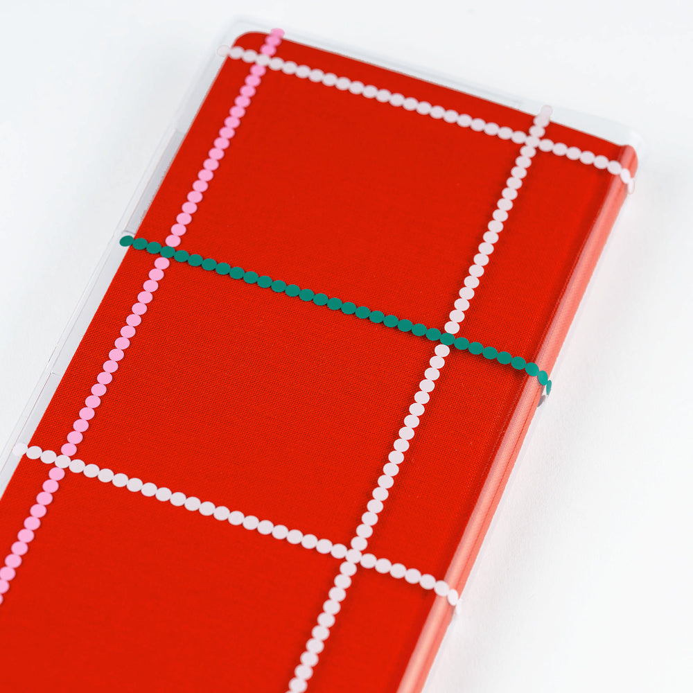 Hobonichi Yoshie Watanabe: Cover on Cover A5 Size (Dotted Plaid)