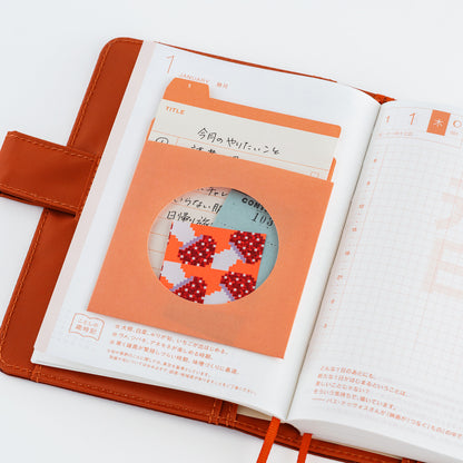 Hobonichi TSUKI no IRO: 12 Month Index Pockets