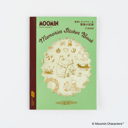 Hobonichi Moomin: Foil-Stamped Clear Stickers (Adventure Log)