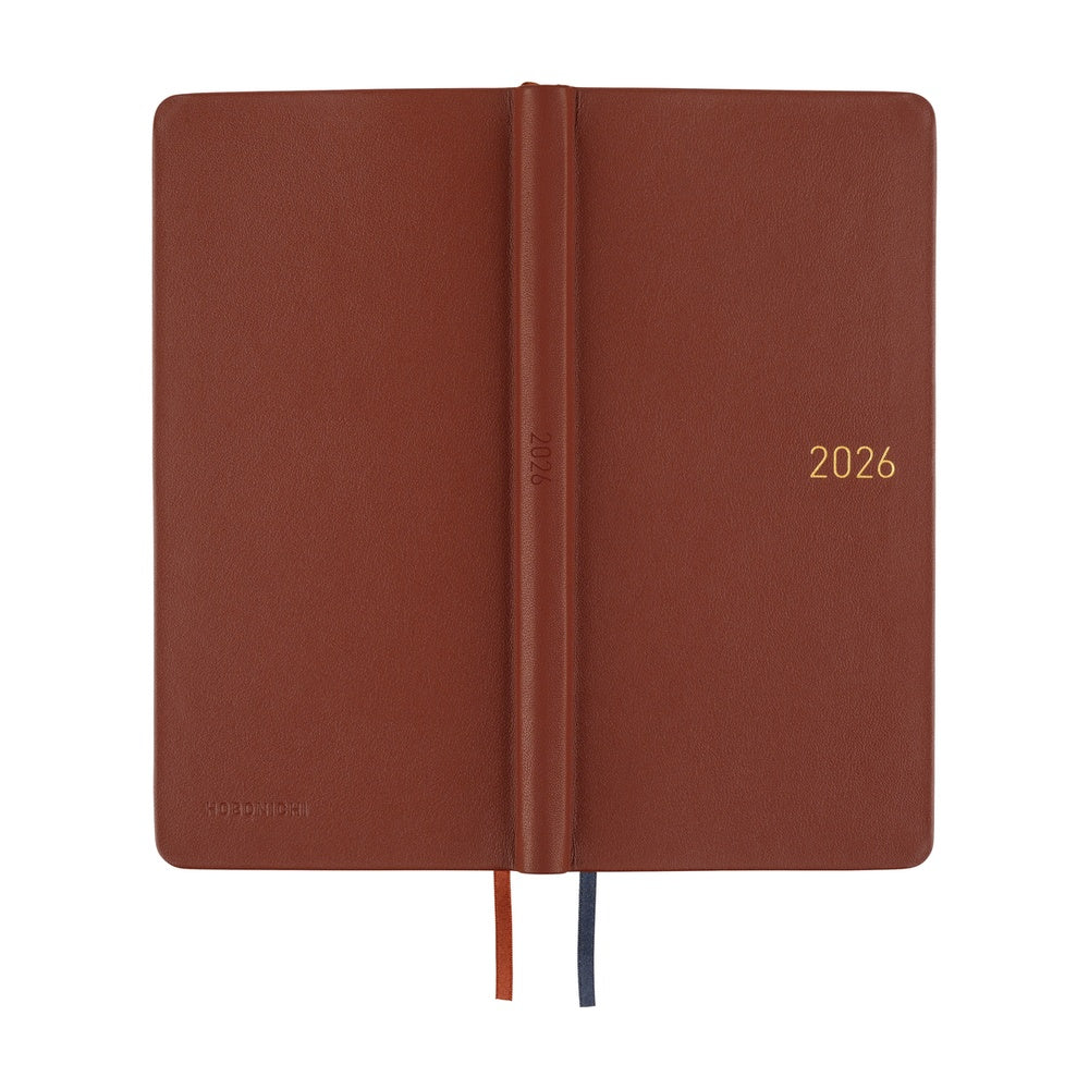 Hobonichi Planner Weeks 2026 ENG Leather