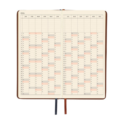 Hobonichi Planner Weeks 2026 ENG Leather