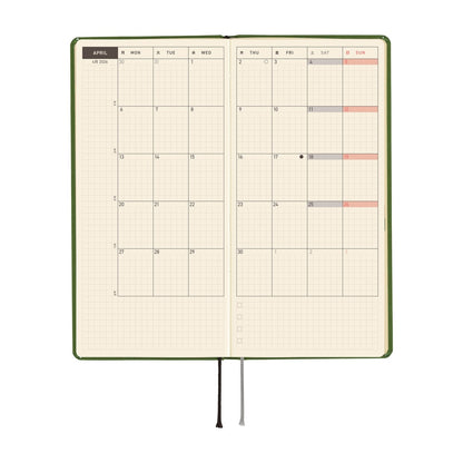 Hobonichi Planner Weeks 2026 ENG Colours