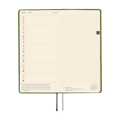 Hobonichi Planner Weeks 2026 ENG Colours