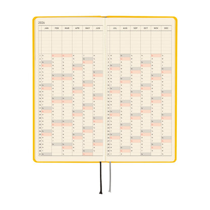 Hobonichi Planner Weeks 2026 ENG Colours