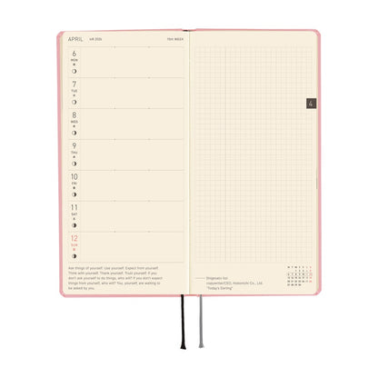 Hobonichi Planner Weeks 2026 ENG Colours