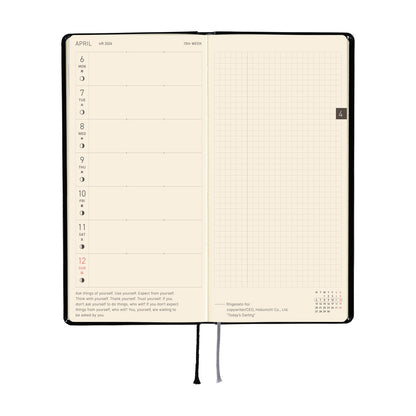 Hobonichi Planner Weeks 2026 ENG Yumi Kitagishi:White Cat's Daily Life