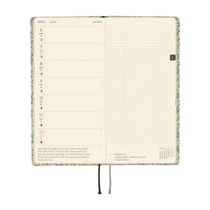 Hobonichi Planner Weeks 2026 ENG Liberty Fabrics: Sasha Kiora
