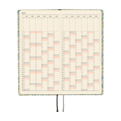 Hobonichi Planner Weeks 2026 ENG Liberty Fabrics: Sasha Kiora