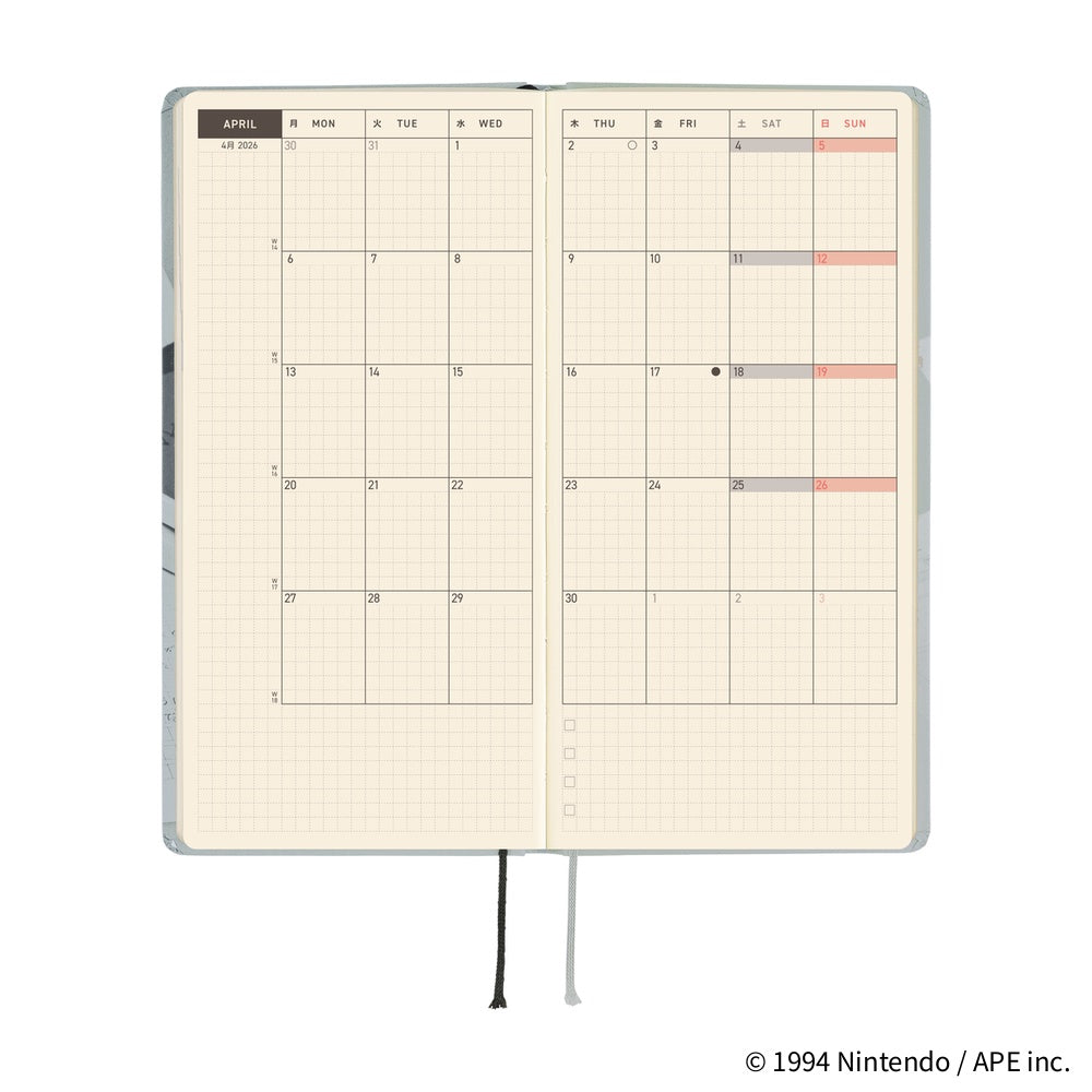 Hobonichi Planner Weeks 2026 ENG MOTHER: The Secret of MOTHER 2