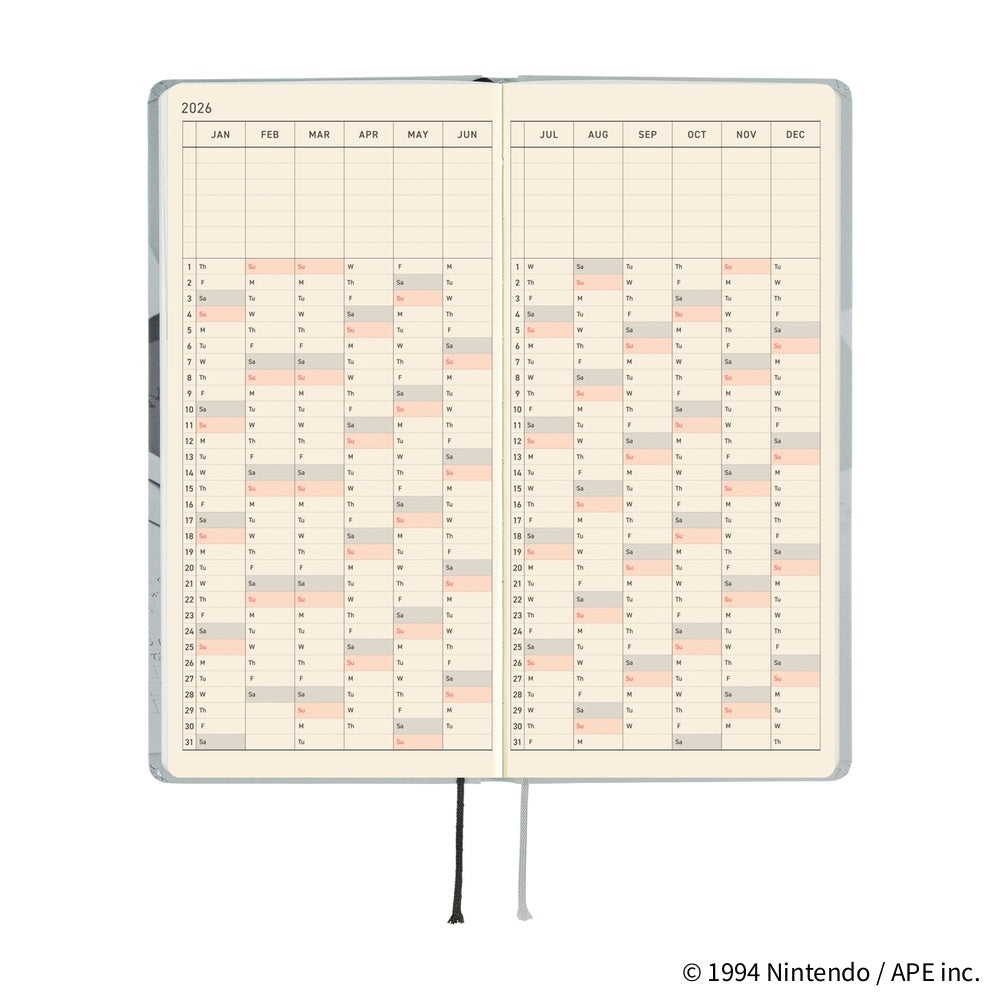 Hobonichi Planner Weeks 2026 ENG MOTHER: The Secret of MOTHER 2