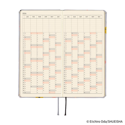 Hobonichi Planner Weeks 2026 ENG ONE PIECE magazine: Hiriluk’s Cherry Blossoms
