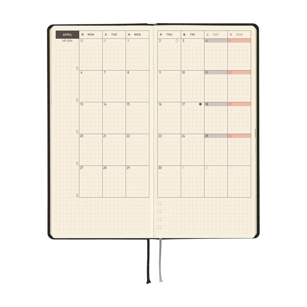 Hobonichi Planner Weeks 2026 ENG Paper Series