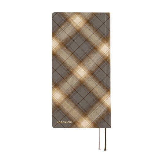 Hobonichi Planner Weeks 2026 ENG Shirt Fabric: Foggy Plaid