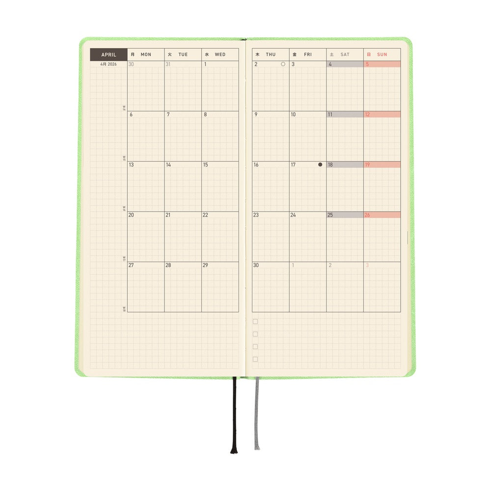 Hobonichi Planner Weeks 2026 ENG Smooth